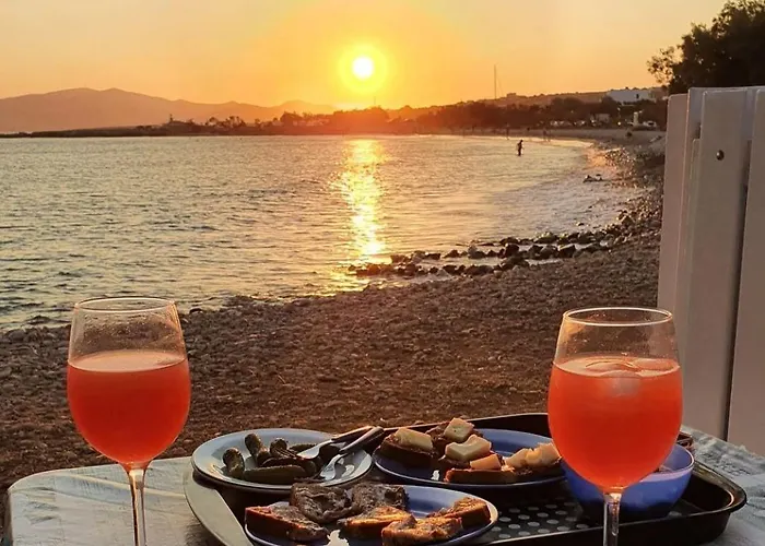 Lägenhet Right On The Beach- Beachfront-best Unit -paros Alikí