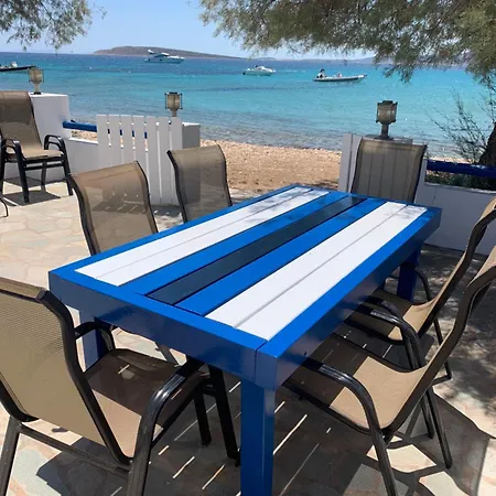 公寓 Right On The Beach- Beachfront-best Unit -paros Alikí